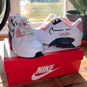 BRAND NEW - Nike Air Max 90 LTR SE White Pink Glaze